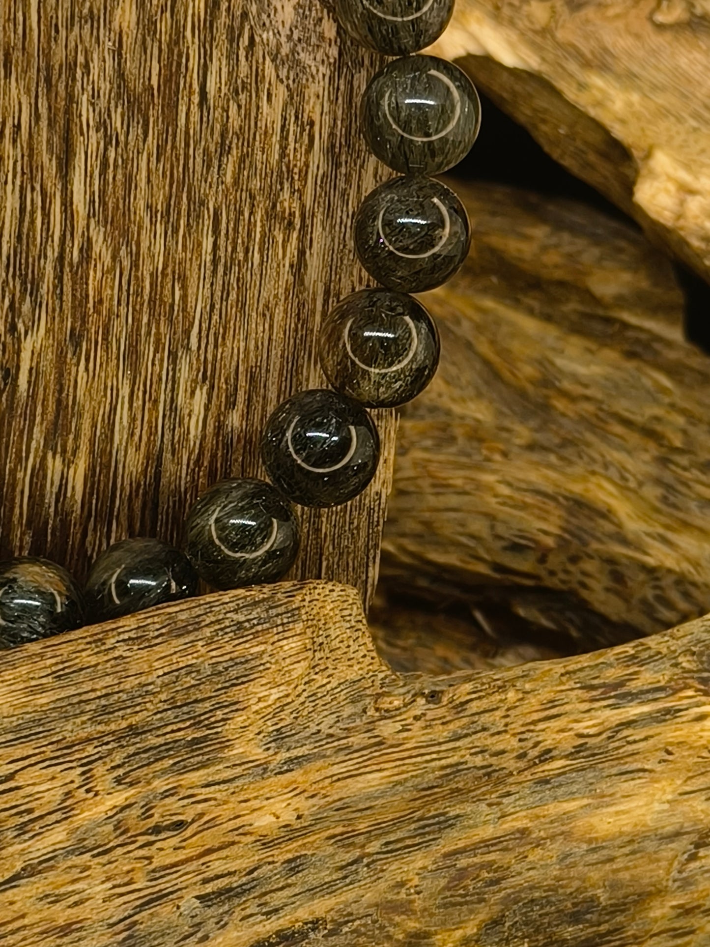 Green hair tourmaline